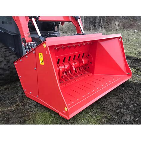 skid steer block crusher|skid steer rock crusher attachment.